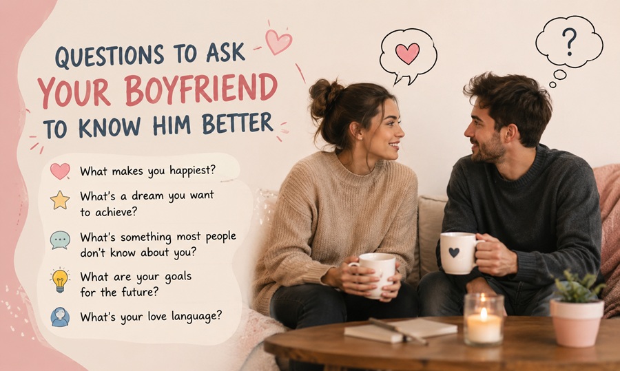 Questions to Ask Your Boyfriend to Know Him Better